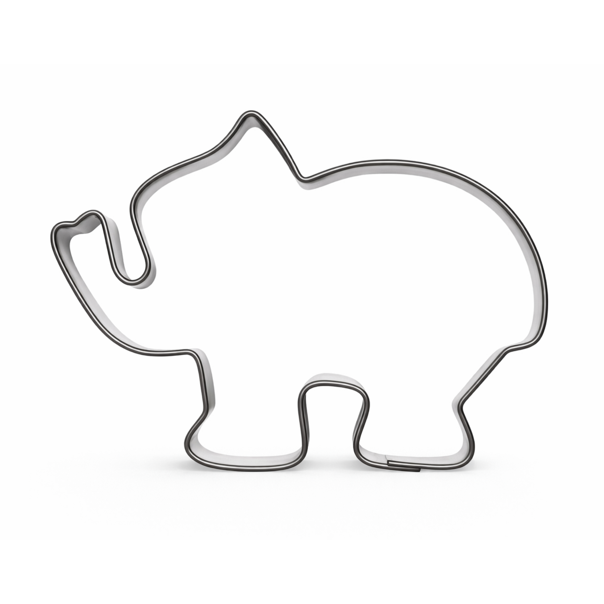 Pepperkakeform elefant stor - 9 cm