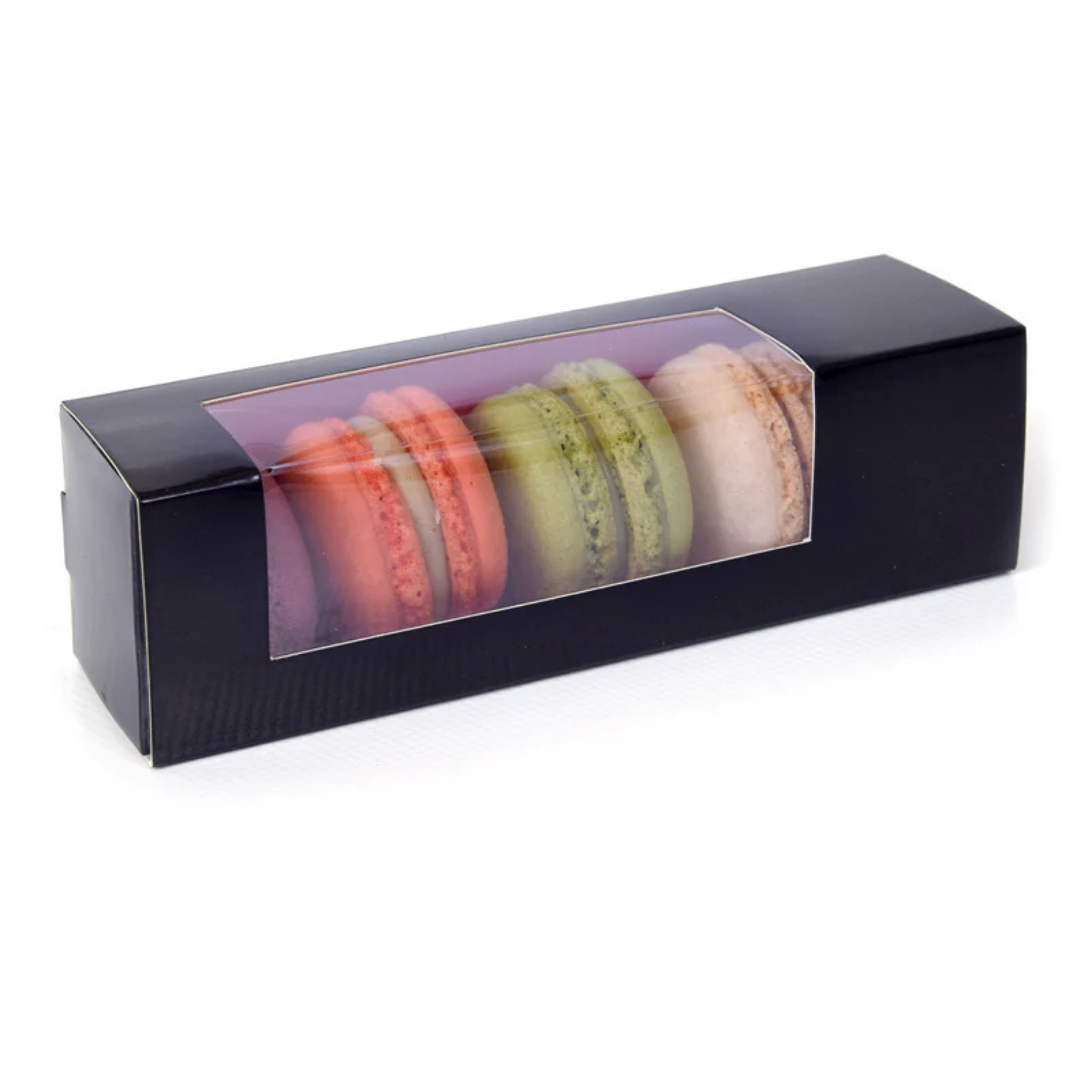 House of Marie Makroneske -Svart/Rosa- Small