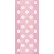 Gaveposer med prikker -Lys rosa- pk/20