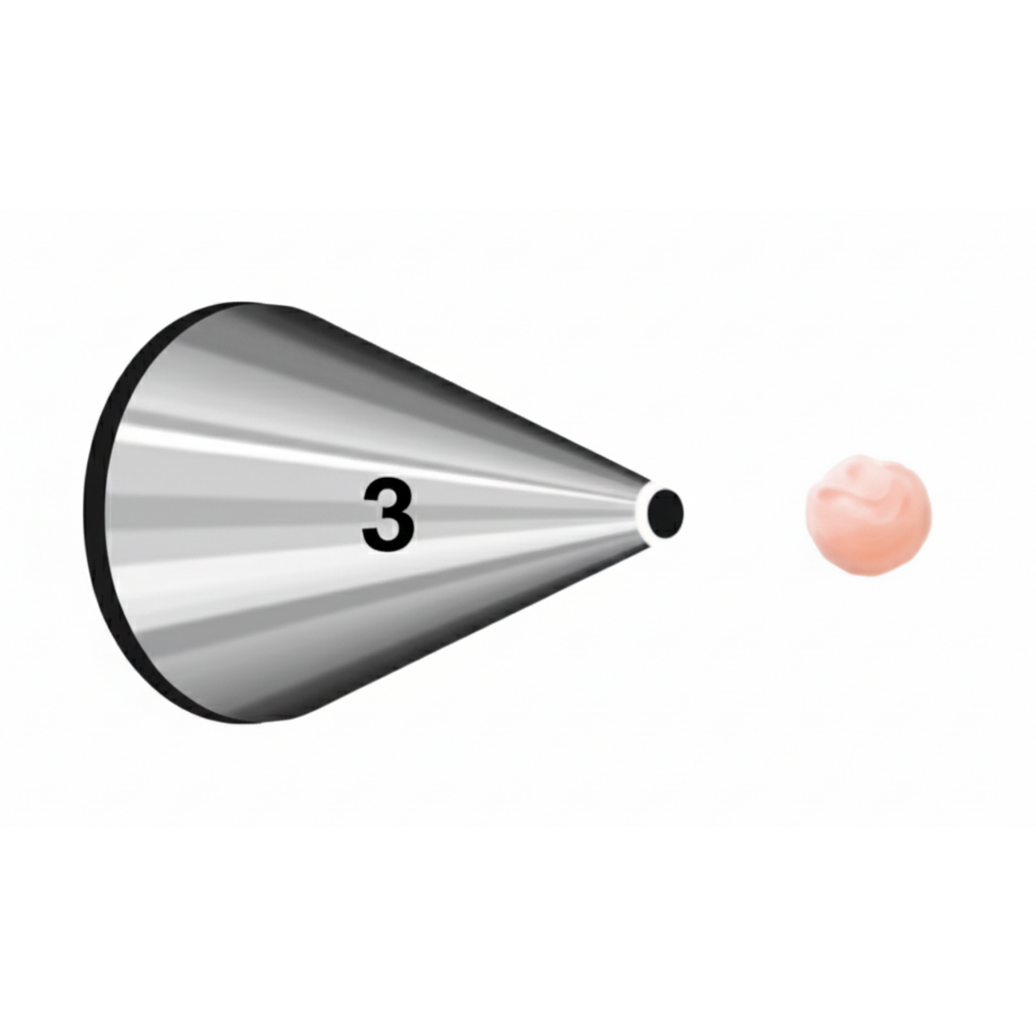 Wilton Standard rund tipp #3