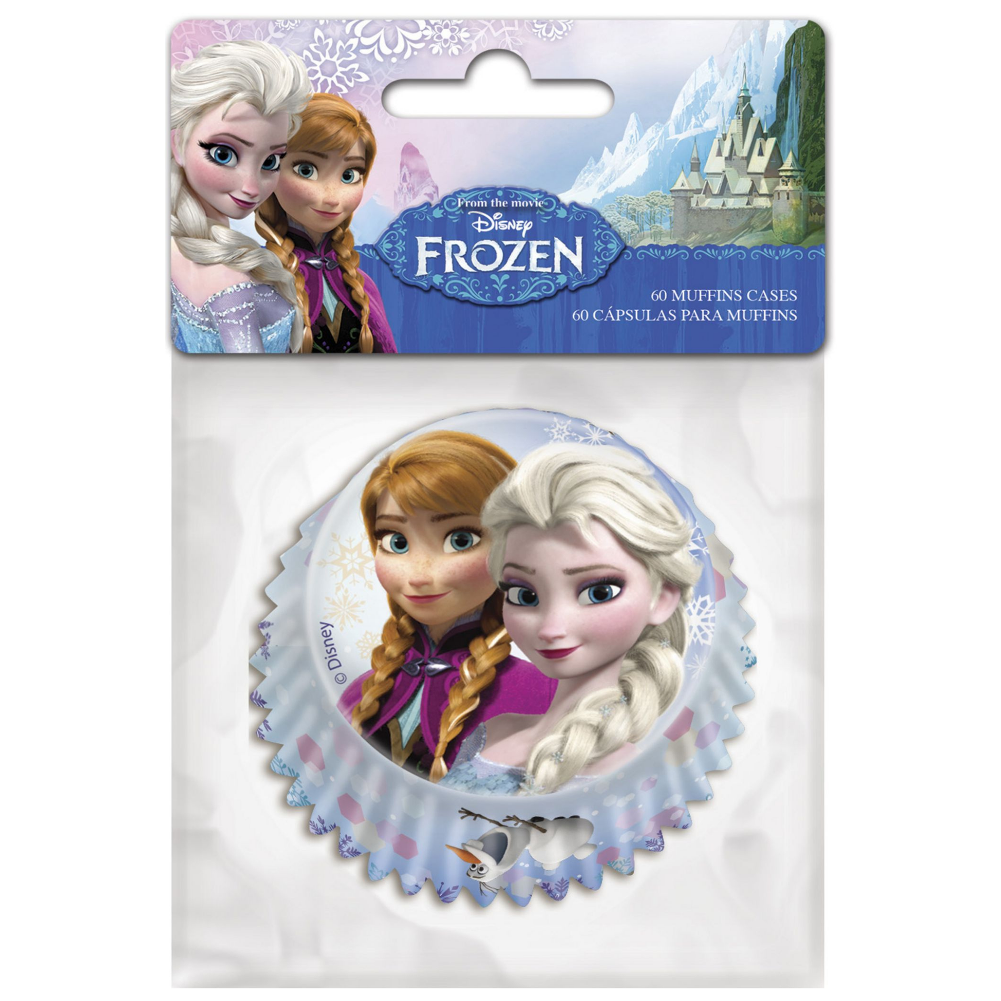 Muffinsformer Frost, 60stk Overrask de små med ekte Frost cupcakes! Disse muffinsformene fra Frozen er perfekt for denne anledningen.  Pakken inneholder 60 stk muffinsformer.  Formene måler ca 6 cm i diameter og er ca 3,5 cm høy.  For best resultat, bruk formene i et <a href="https://slikkepott.no/butikk/former/muffinsbrett/">muffinsbrett </a>i standard størrelse