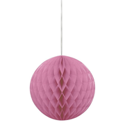 Rosa dekorball, 20,3 cm diameter