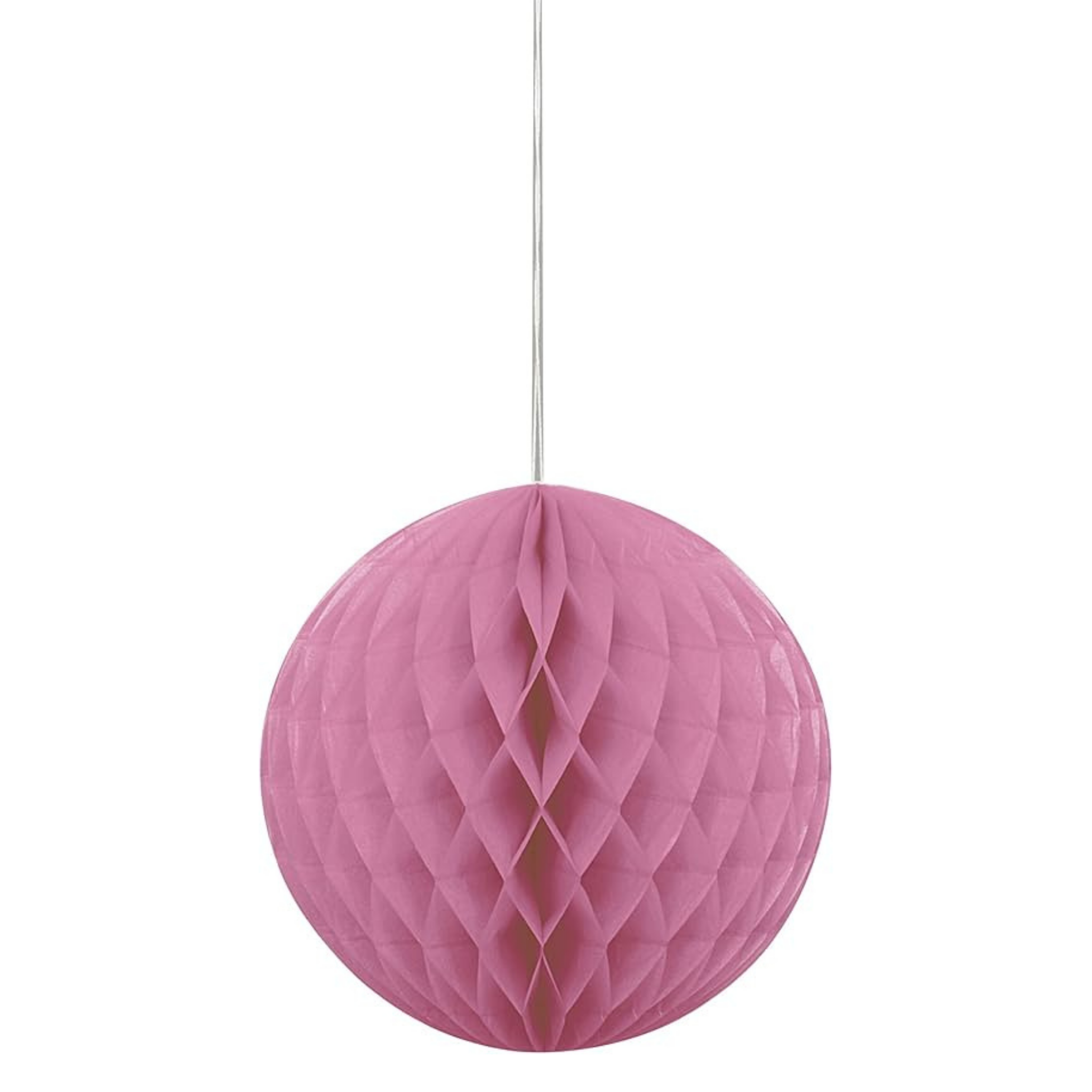 Rosa dekorball, 20,3 cm diameter