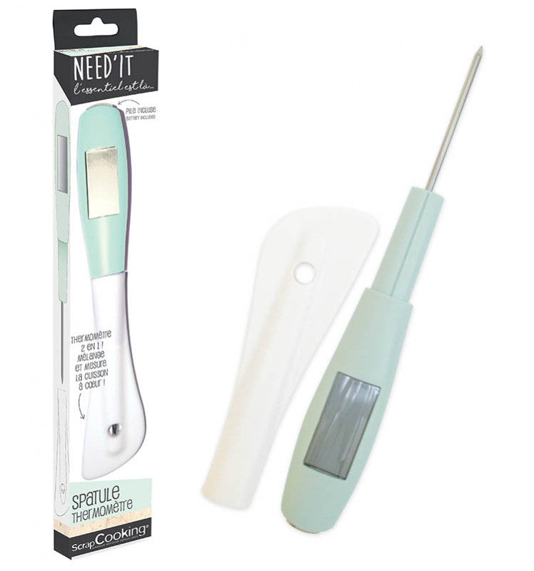 ScrapCooking Termometer/Slikkepott -Mintgrønn-