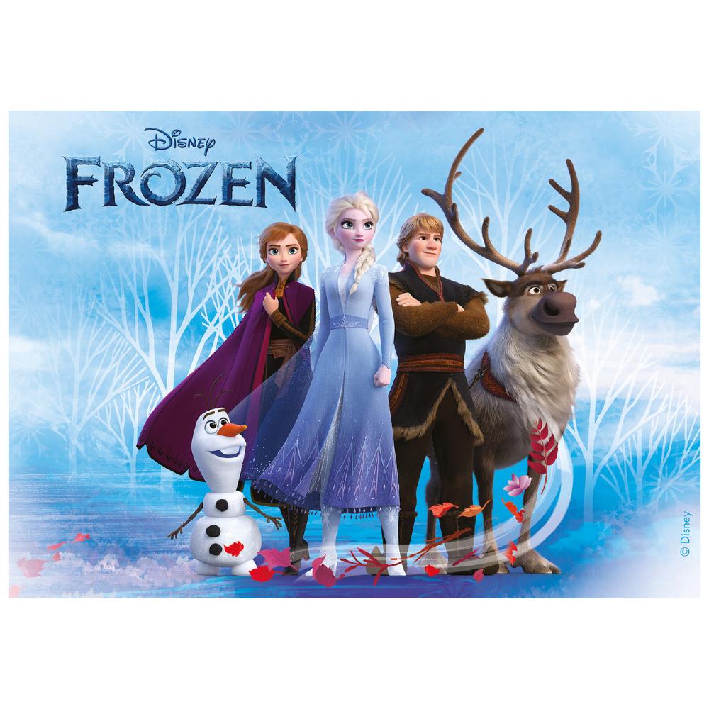 spiselig kakebilde frozen frost a5 ark