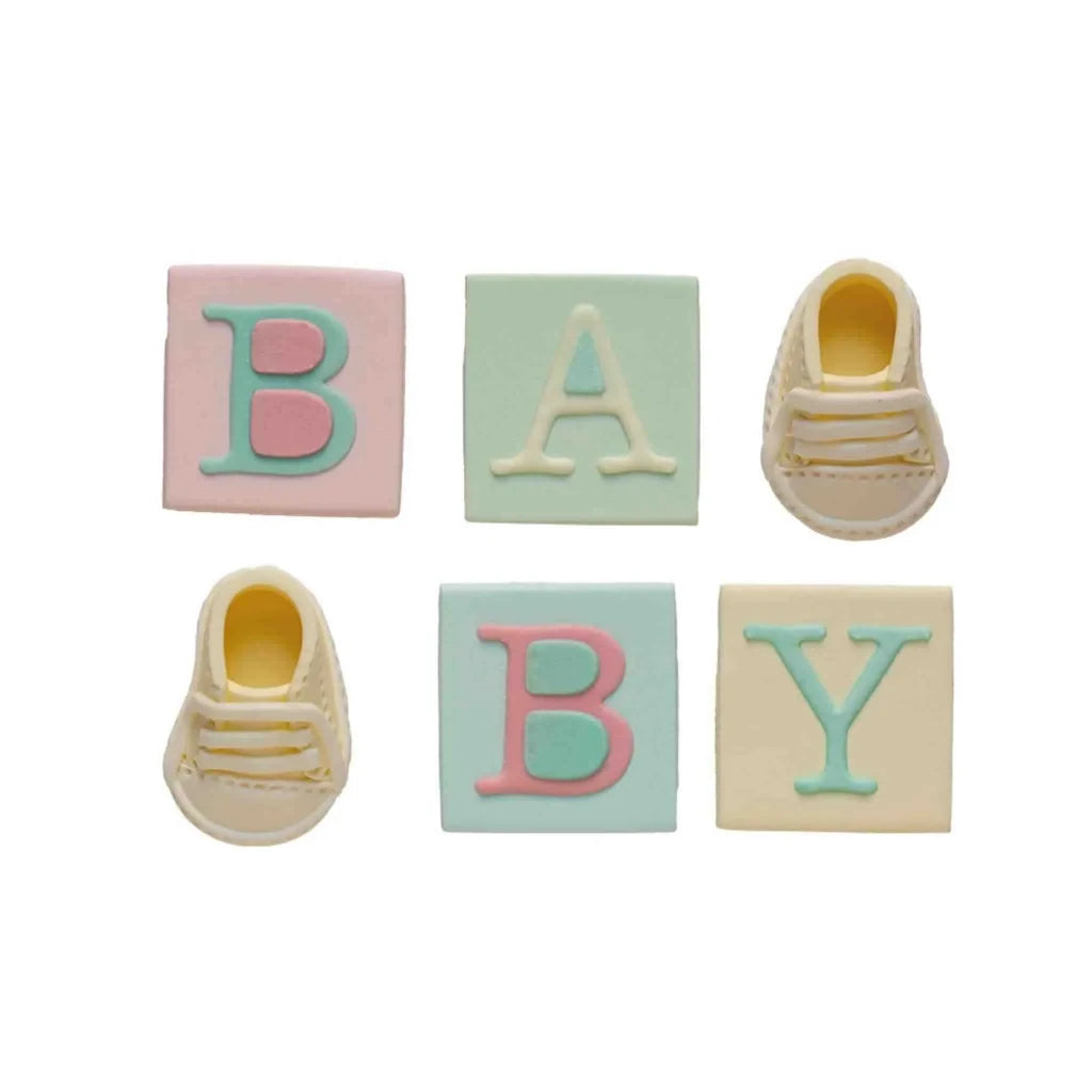Spiselig kakepynt, BABY, pk/6 – produktbilde 2