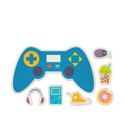 Spiselig kakepynt til gaming kake, DecoCake, 7 deler