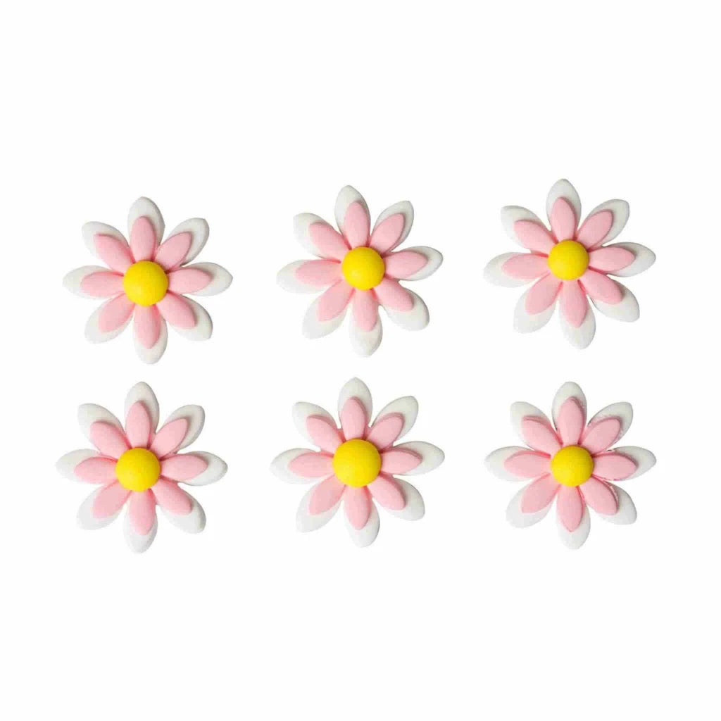Spiselig Kakepynt -Tusenfryd Rosa- pk/6 – produktbilde 2
