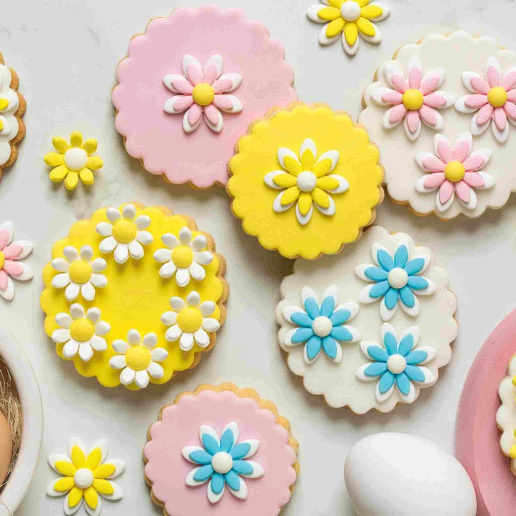 Spiselig Kakepynt -Tusenfryd Rosa- pk/6 – produktbilde 3