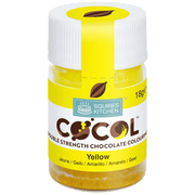 SK Cocol Sjokoladefarge -Gul- 18g   Squires Kitchen COCOL Sjokoladefarge - Gul 18g  
 Vil du farge hvit sjokolade eller kakaosmør i en strålende gul farge? Squires Kitchen COCOL sjokoladefarge i gul gir deg muligheten til å lage spektakulær sjokolade med en intens og levende gulfarge. Denne oljebaserte sjokoladefargen er spesielt utviklet for å farge sjokolade og kakaosmør, og gir profesjonelle re