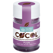 SK Cocol Sjokoladefarge -Lilla- 18g   Squires Kitchen COCOL Sjokoladefarge - Lilla 18g  
 Vil du farge hvit sjokolade eller kakaosmør i en vakker lilla farge? Squires Kitchen COCOL sjokoladefarge i lilla gir deg muligheten til å lage spektakulær sjokolade med en intens og levende lillafarge. Denne oljebaserte sjokoladefargen er spesielt utviklet for å farge sjokolade og kakaosmør, og gir profesjon