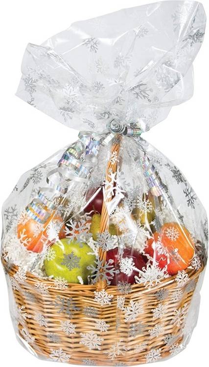 Stor gavepose -Snøflak-