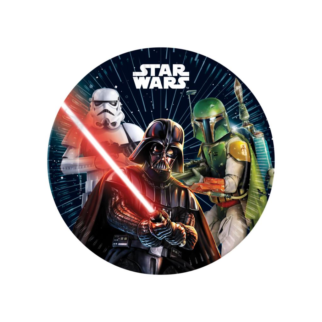 stor papptallerken star wars