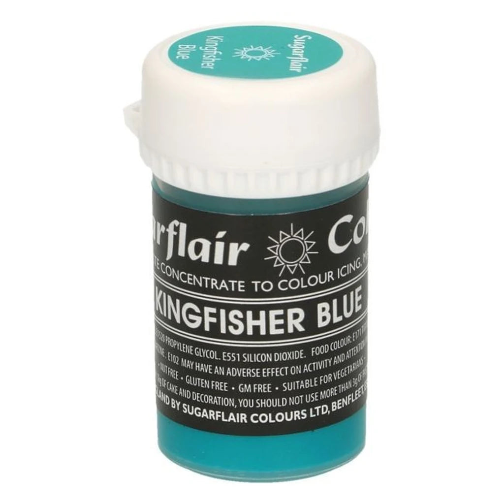Sugarflair pastafarge Kingfisher Blue, 25g – produktbilde