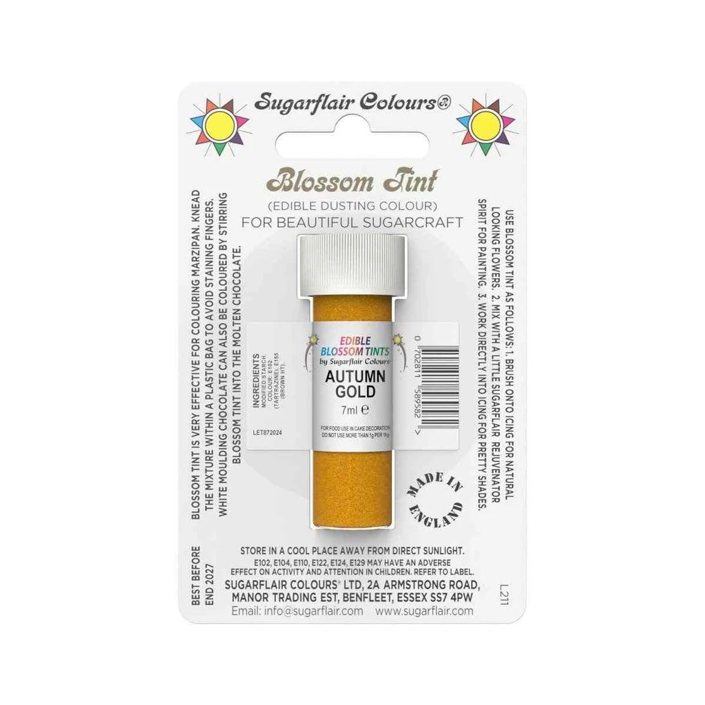 Sugarflair pulverfarge Autumn Gold, 7ml