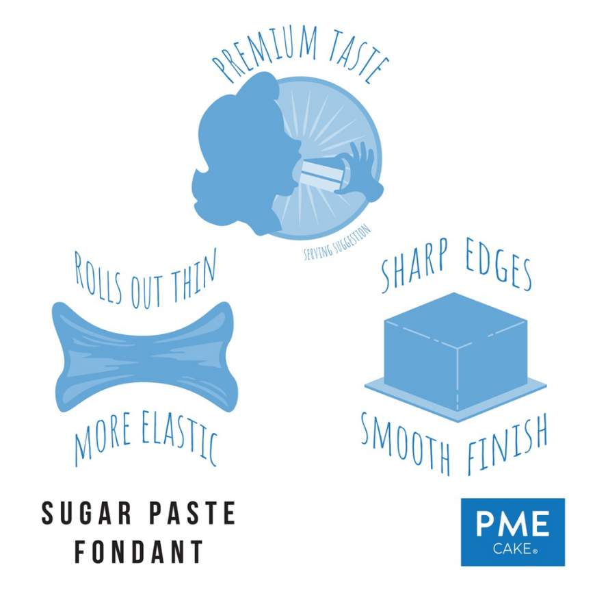 PME Fondant Rosa 250g