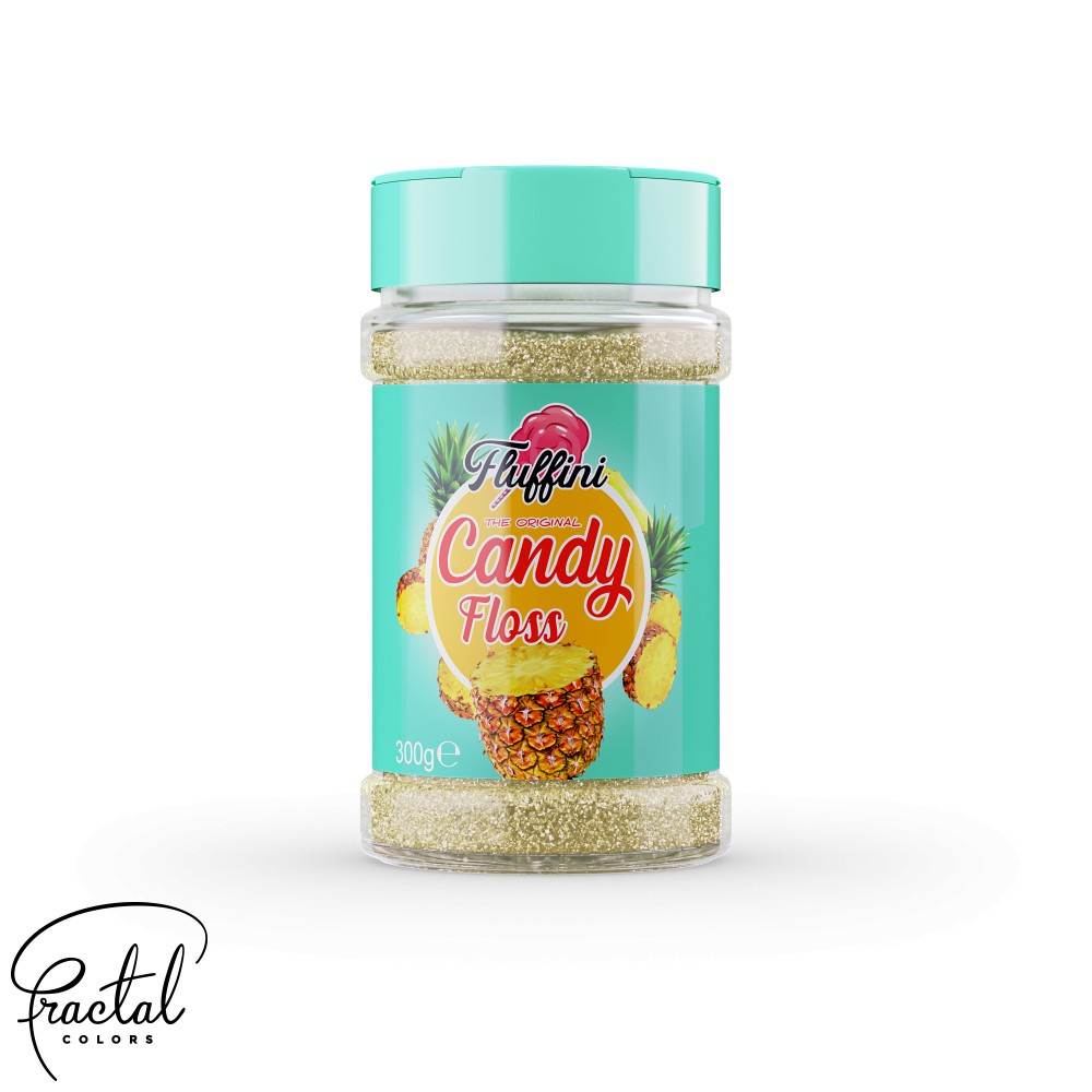 sukkerspinn sukker fluffini ananas smak