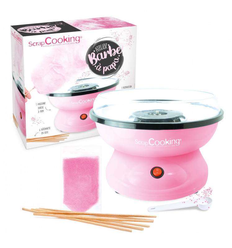 Rosa Sukkerspinnmaskin