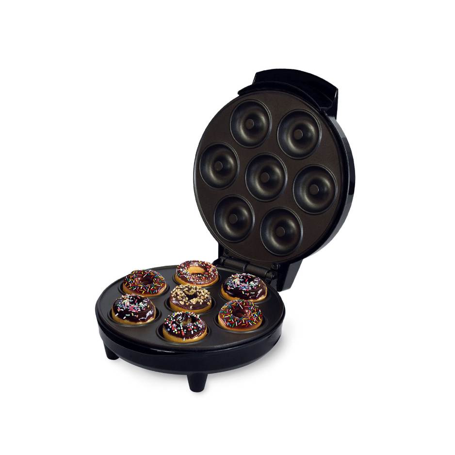 svart donutmaskin