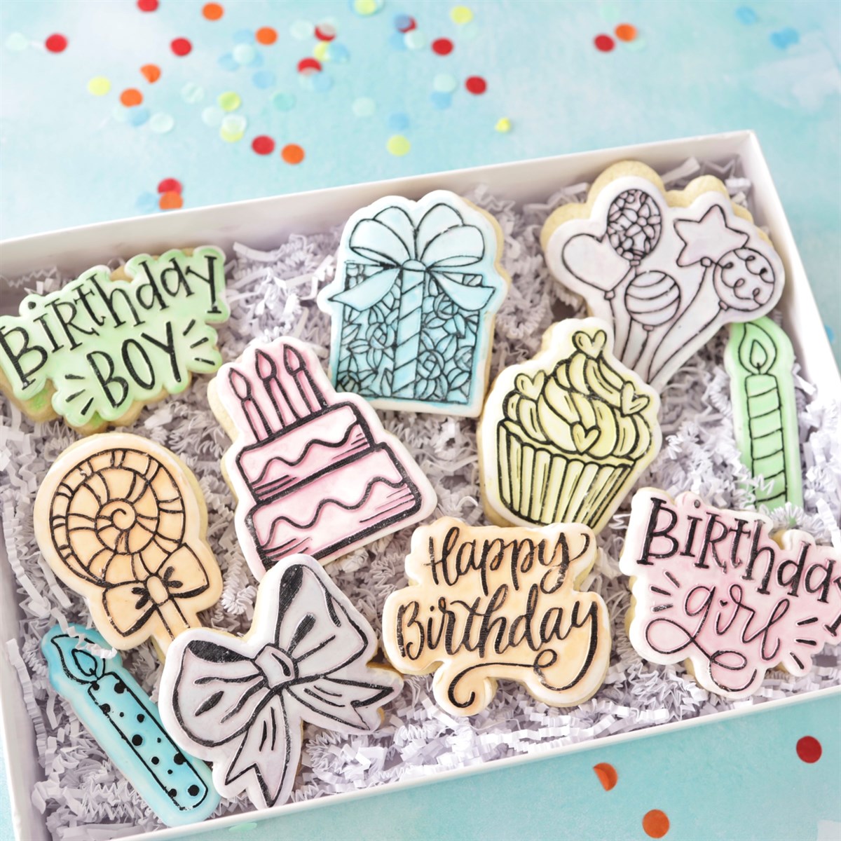 Sweet Stamp Stempel med utstikker - happy birthday