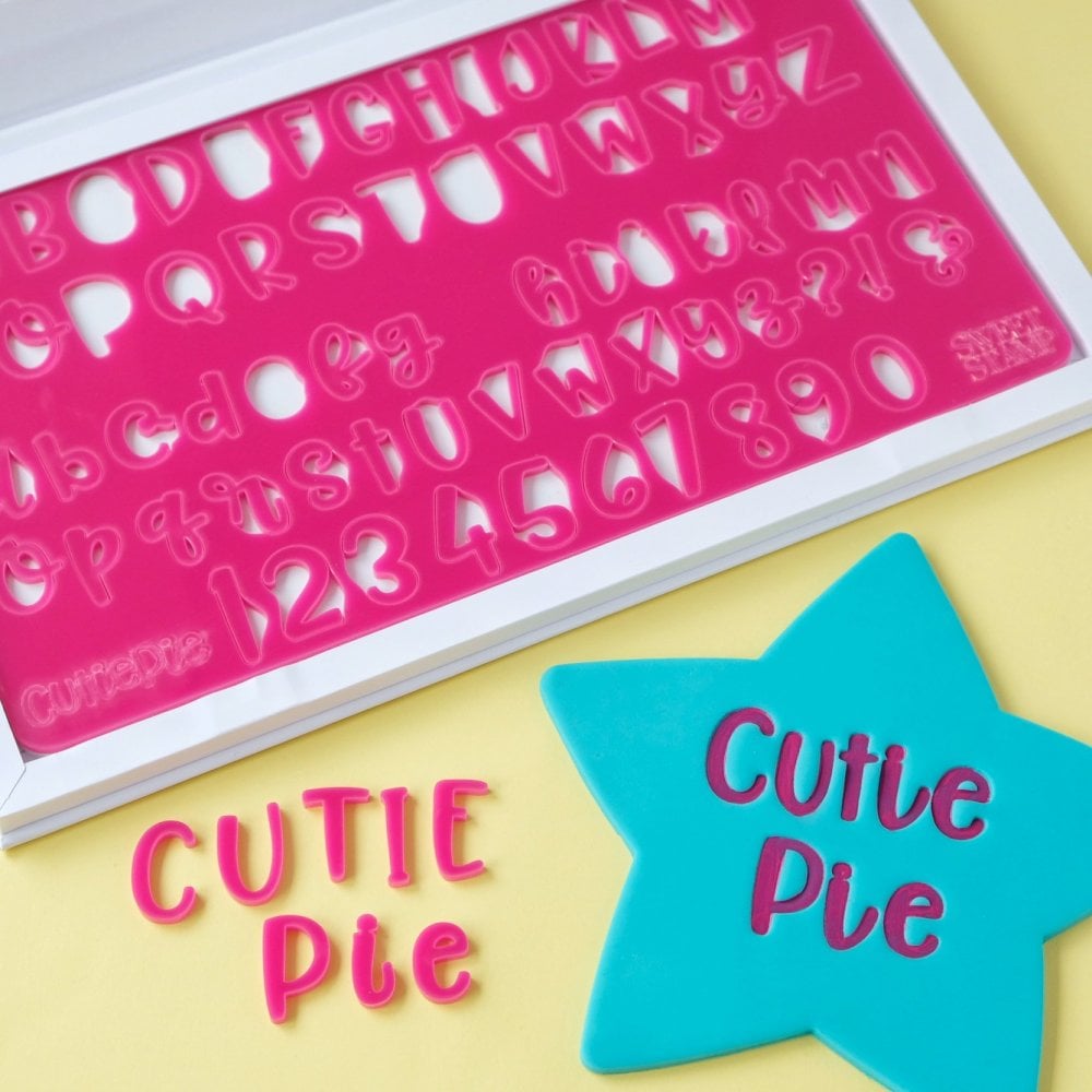 Sweet Stamp - Cutie Pie - Bokstaver og tall
