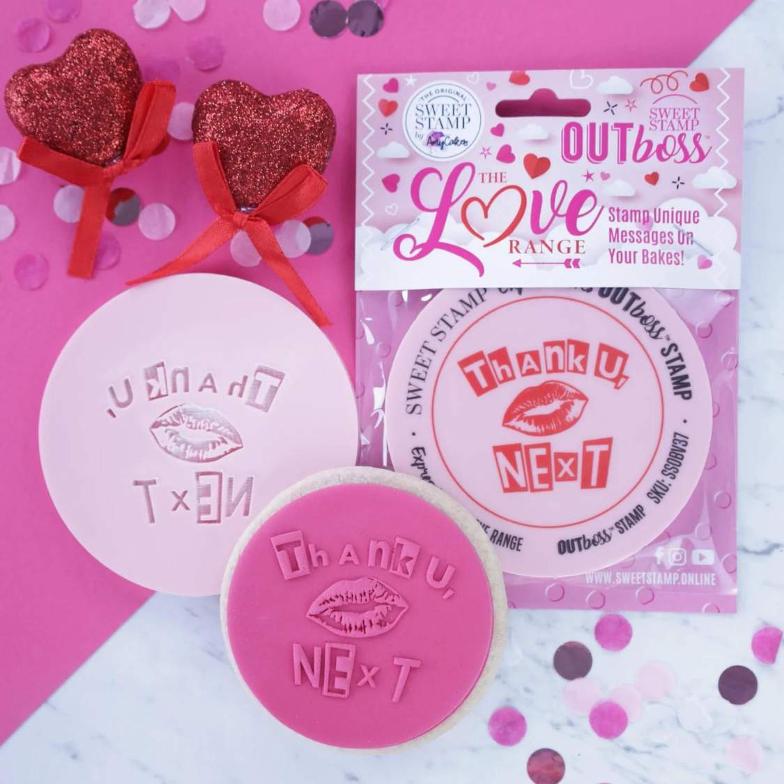 sweet stamp embosser thank you next