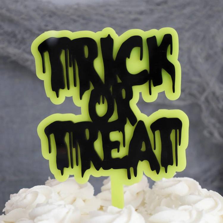 sweet stamp kaketopper trick or treat