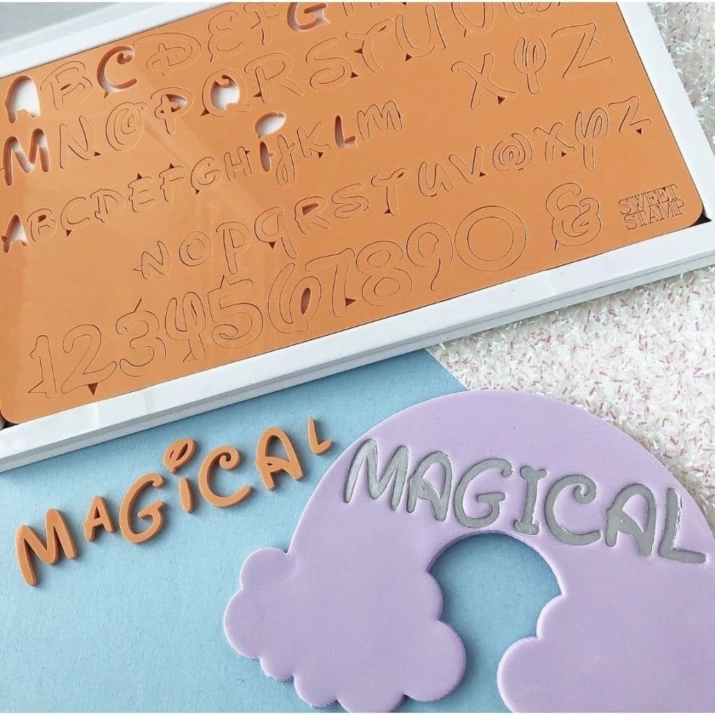 Sweet Stamp -Magic- Bokstaver og tall – produktvisning