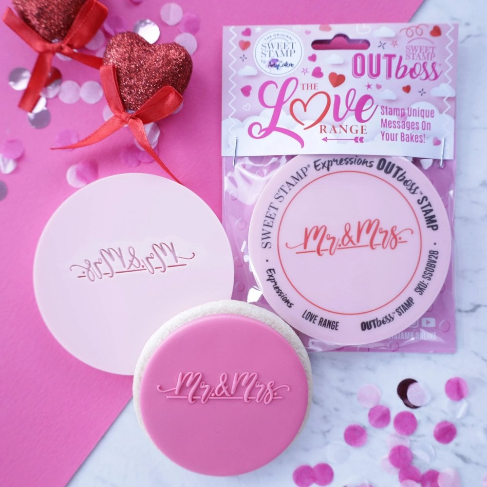 Sweet Stamp Embosser Bryllup Mr & Mrs