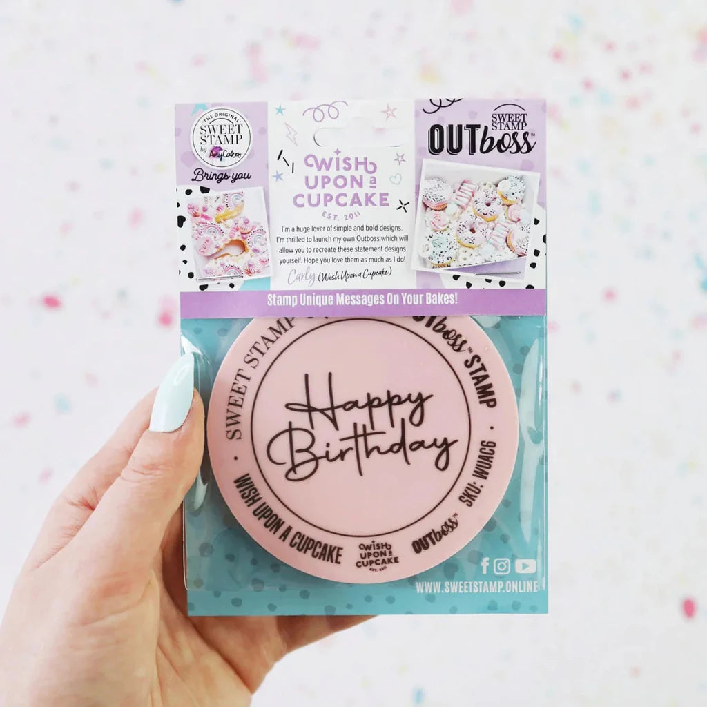 Sweet Stamp OUTboss Stempel -Happy Birthday- – alternativ produktvisning 3