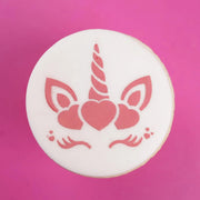 sweet stamp stensil enhjørning