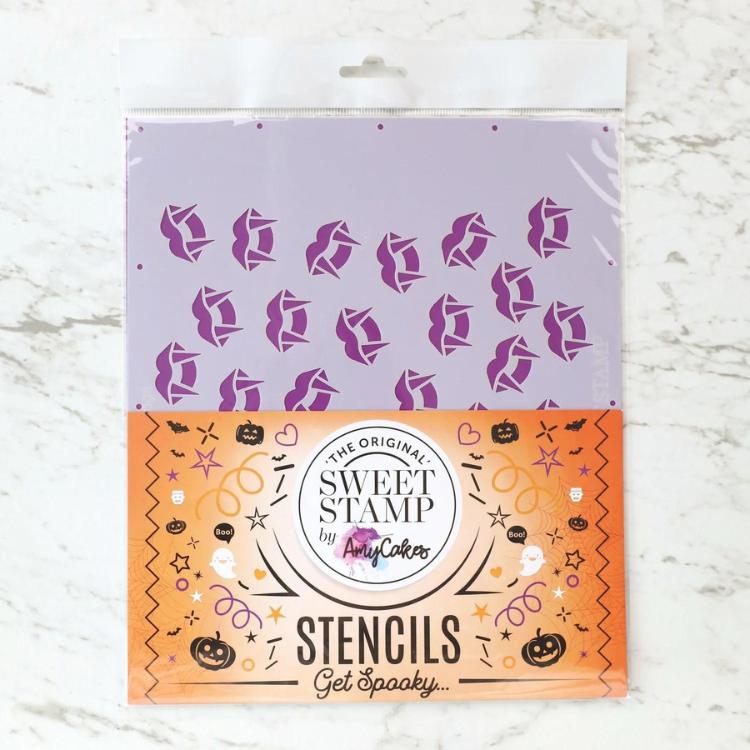 sweet stamp stensil vampyr hoggtenner