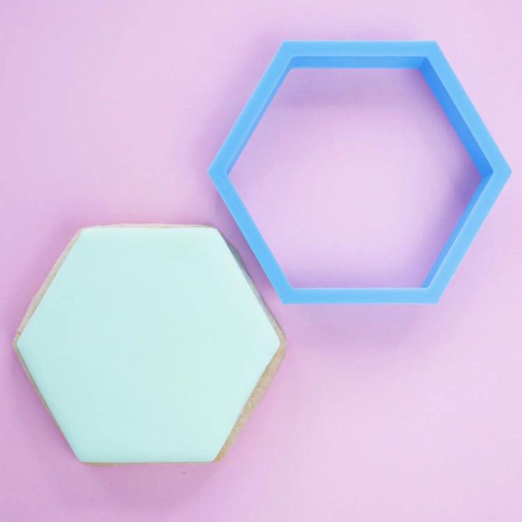 sweet stamp utstikker stor hexagon 7 cm