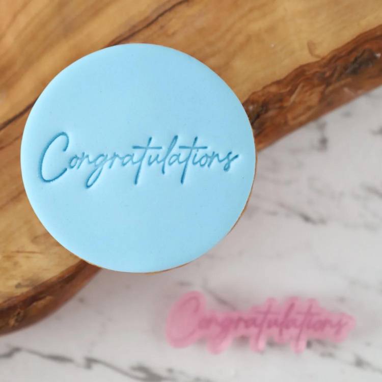 sweet stamp embosser congratulations