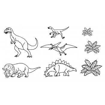 dinosaur kakepynt