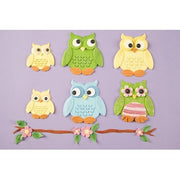 Patchwork Ugle utstikker sett
