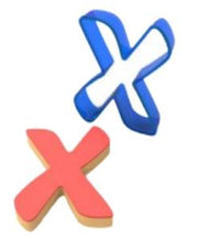 utstikker bokstav x