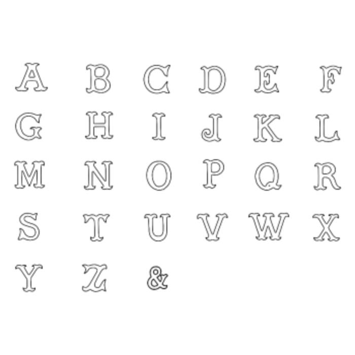 utstikker i elegant font