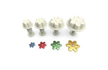 utstikker med stempel av 6 kantet blomster