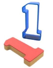 utstikker tall 1