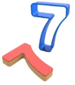 utstikker tall 7