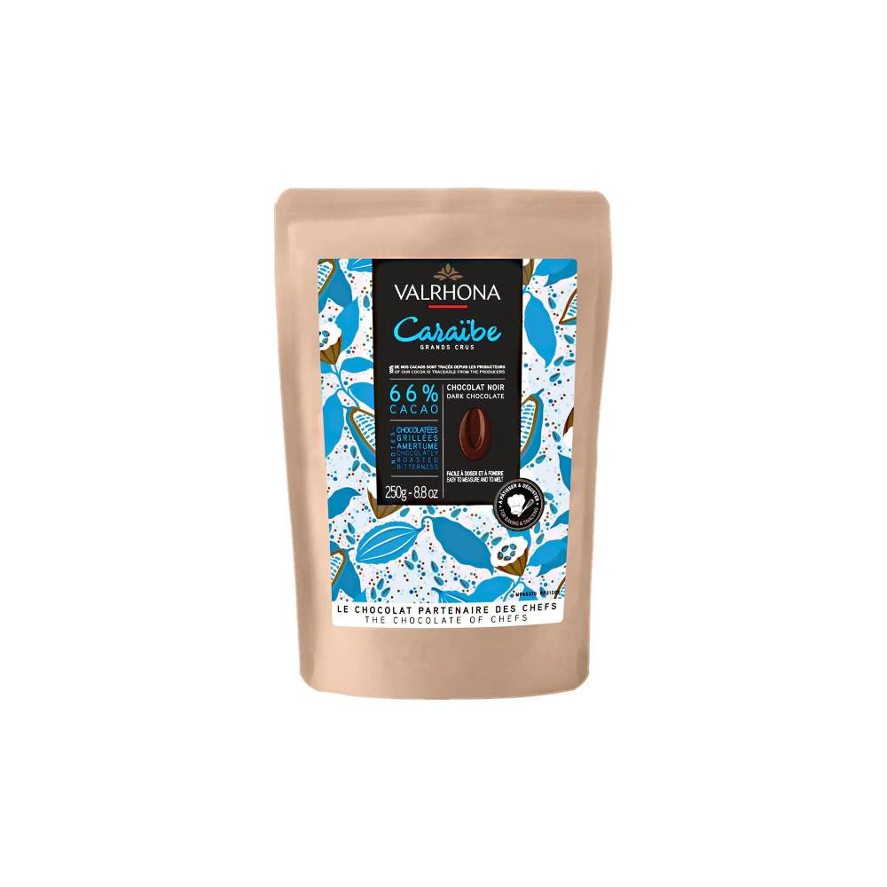 valrhona caraibe mørk sjokolade