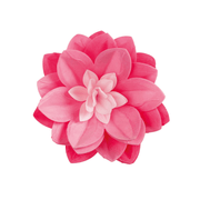 Spiselig vannlilje i rosa rispapir, 14 cm - perfekt kakedekorasjon fra Dekora