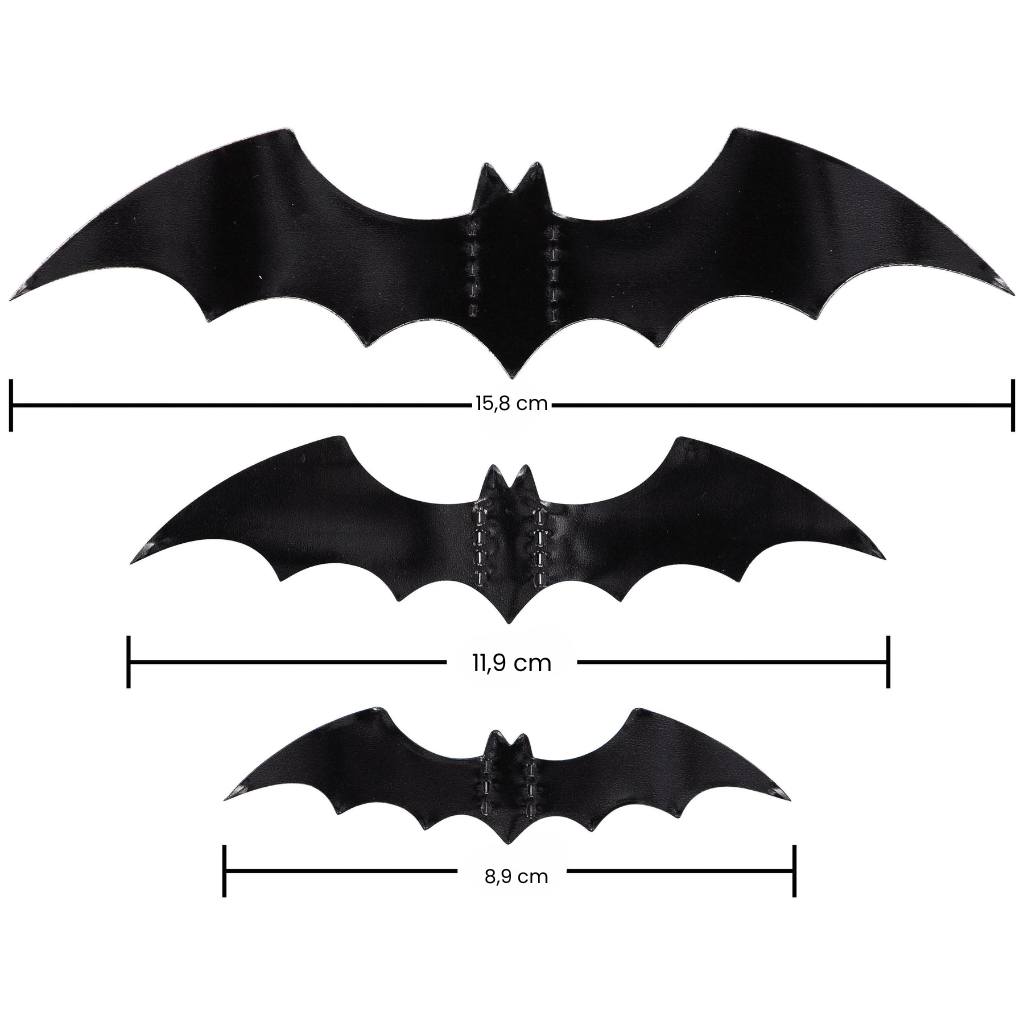 veggdekor til halloween av flaggermus