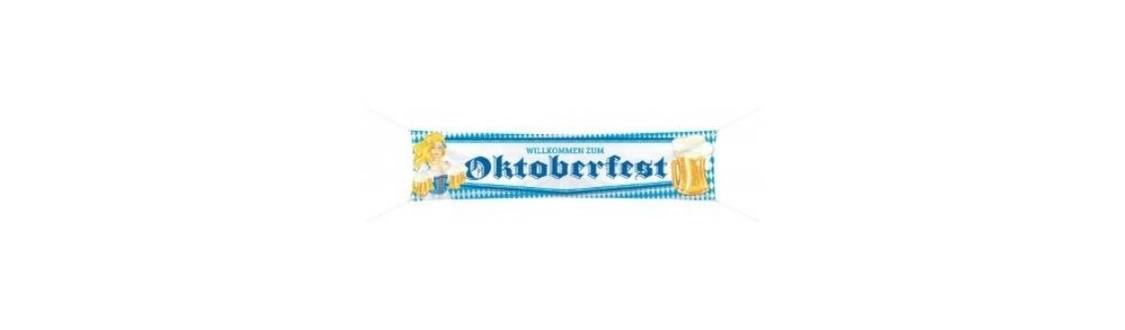 Gatebanner Oktoberfest Ølkrus - 180x40cm