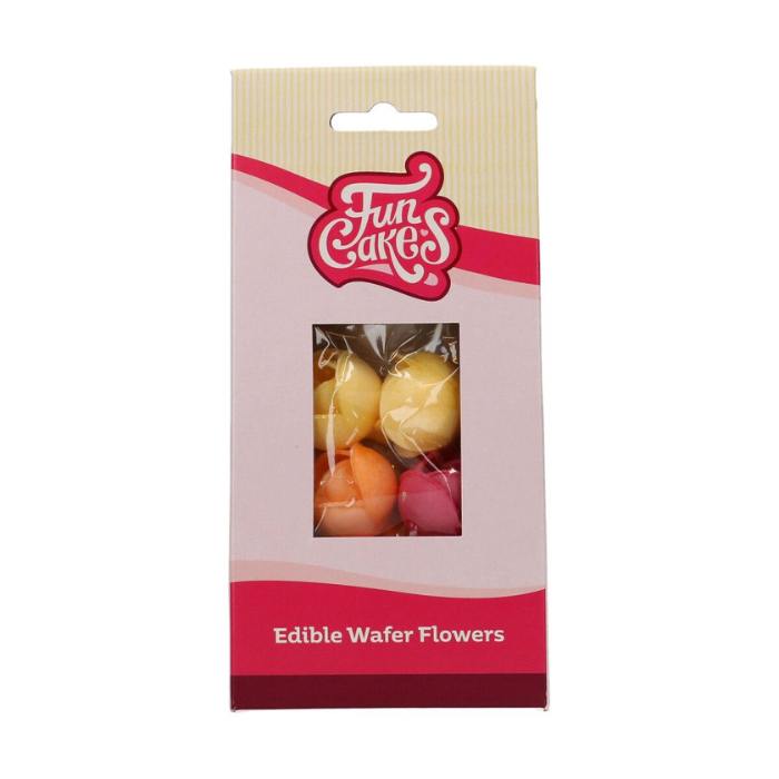 wafer blomst peoner