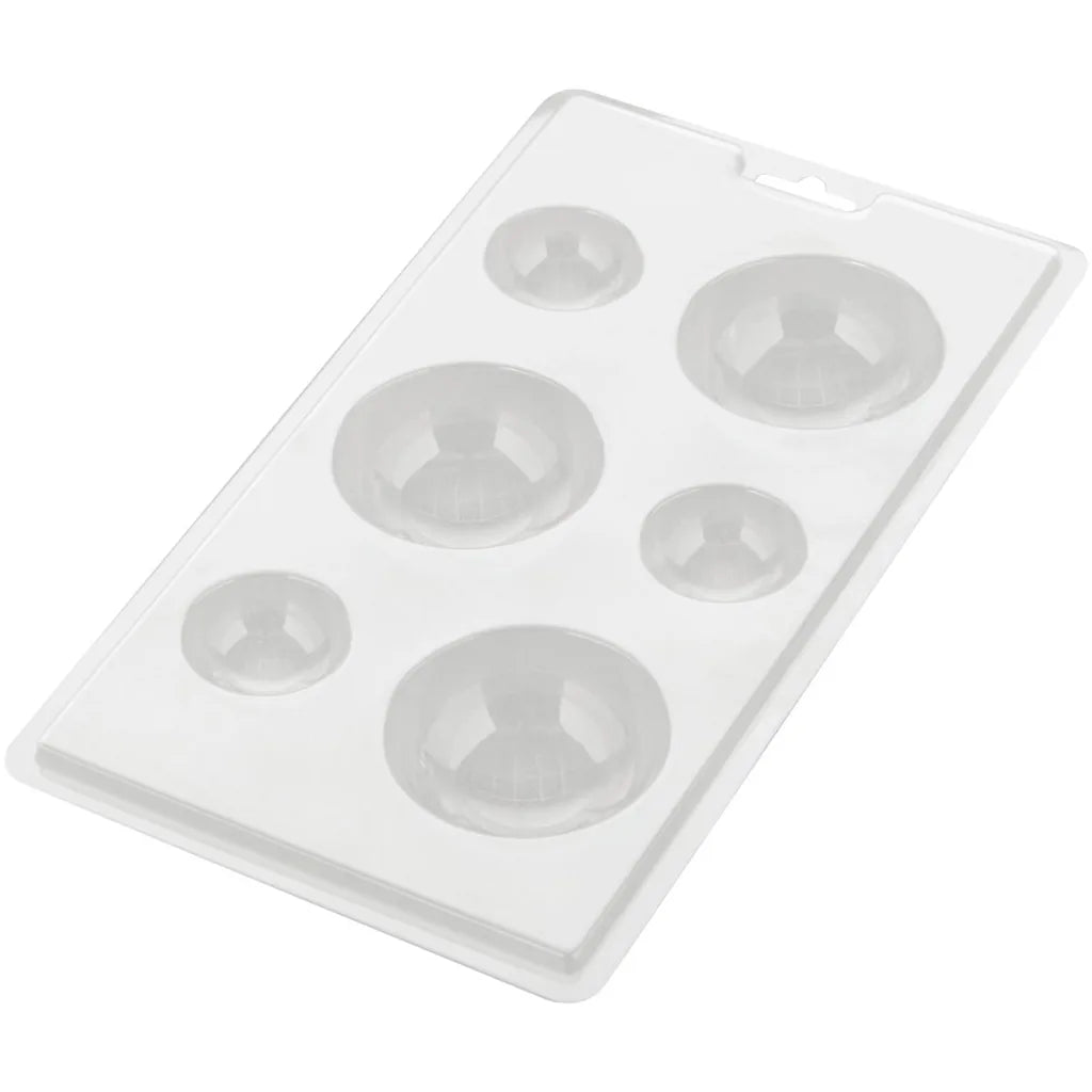 Wilton 3D-konfektform kakaobombe, 6 hulrom – detalj