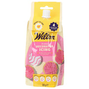Wilton dekoreringsglasur rosa 212g i pose