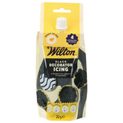 Wilton dekoreringsglasur svart 212g i pose