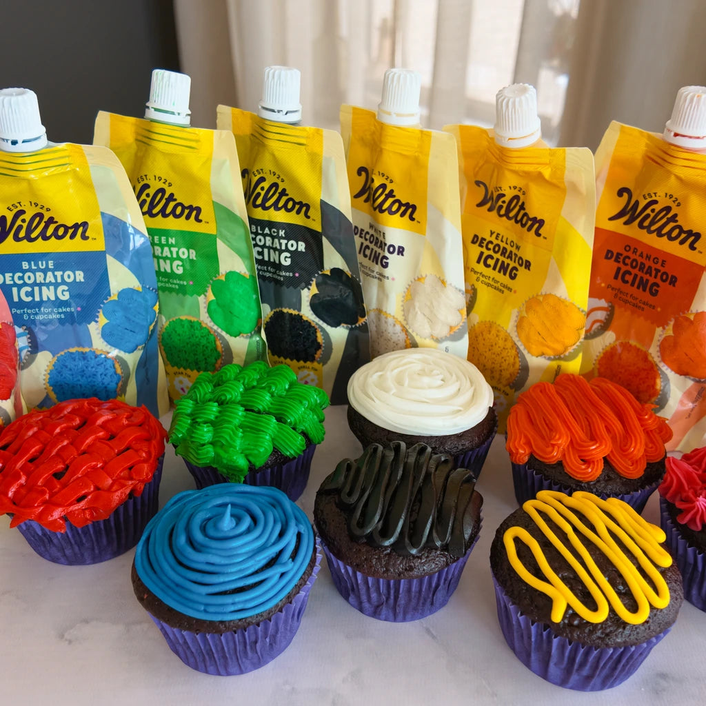 Wilton frosting, produkt- og inspirasjonsbilde